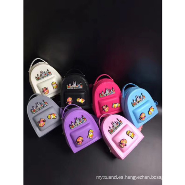 Opciones de Muti candy color niños pequeños mochila bolsas